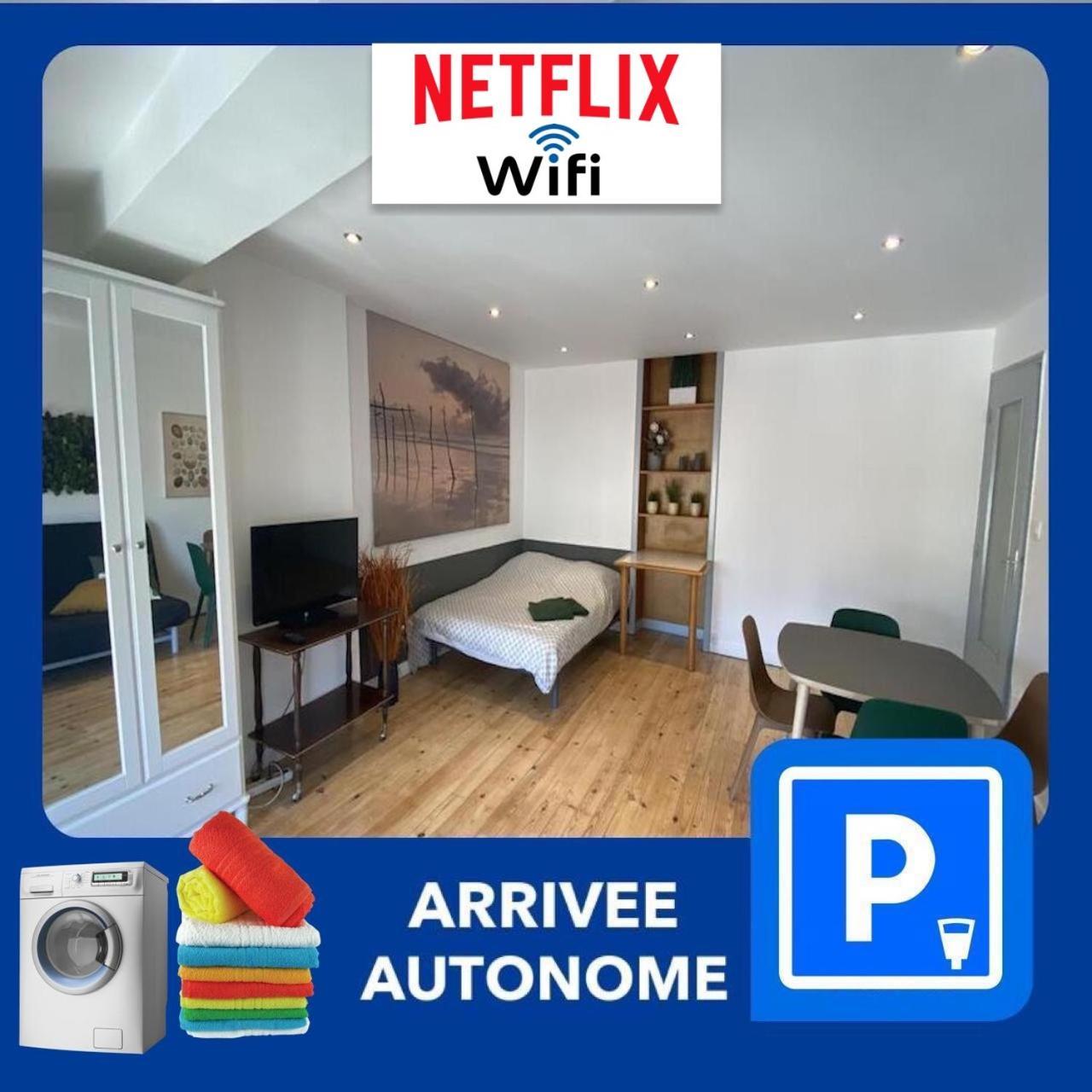 018 Chic & Cosy F1 41M2 Hypercentre Wifi Smart Tv Netflix Lägenhet Saint-Etienne  Exteriör bild